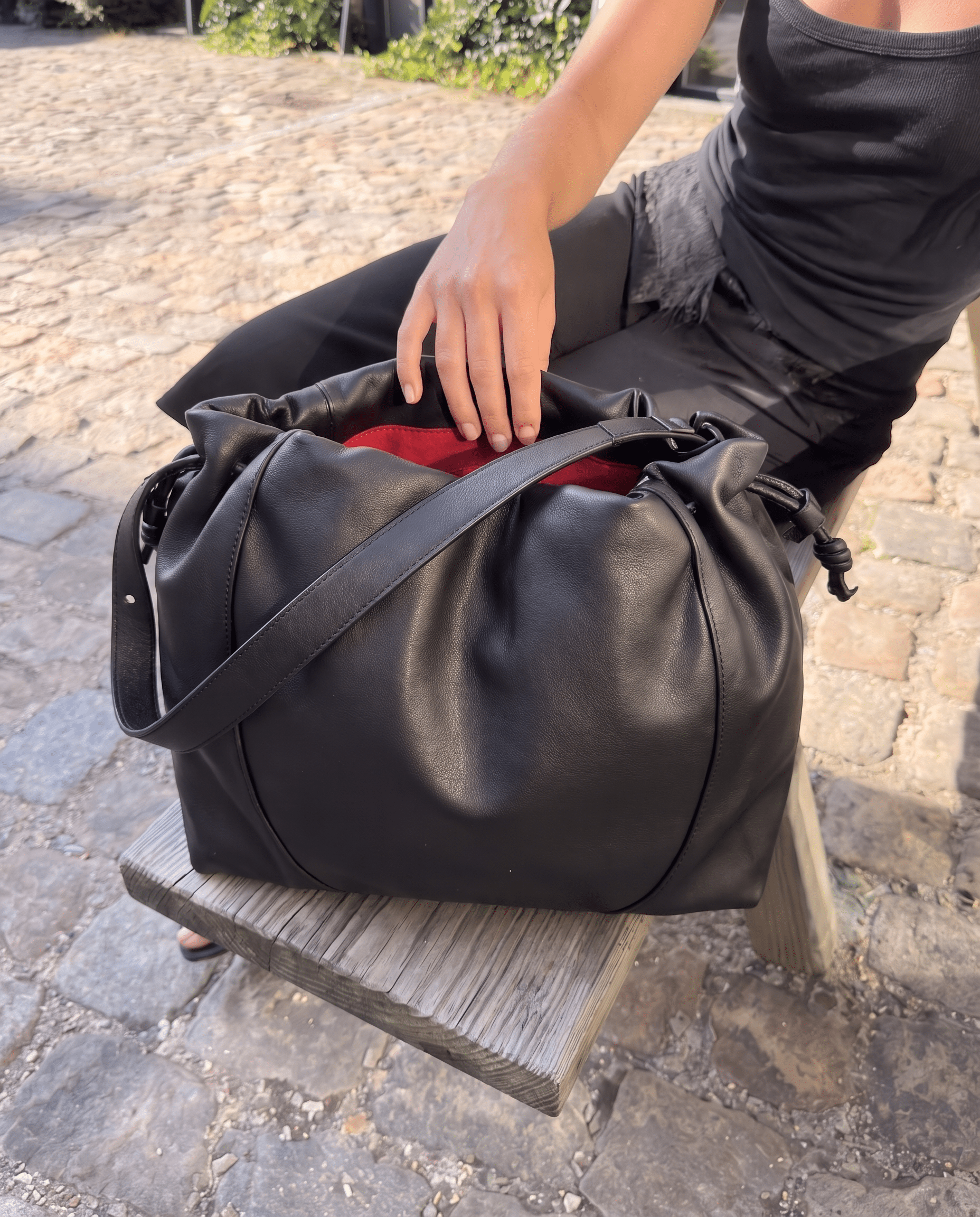NAOMI BAG - BLACK - Dinvintageshop