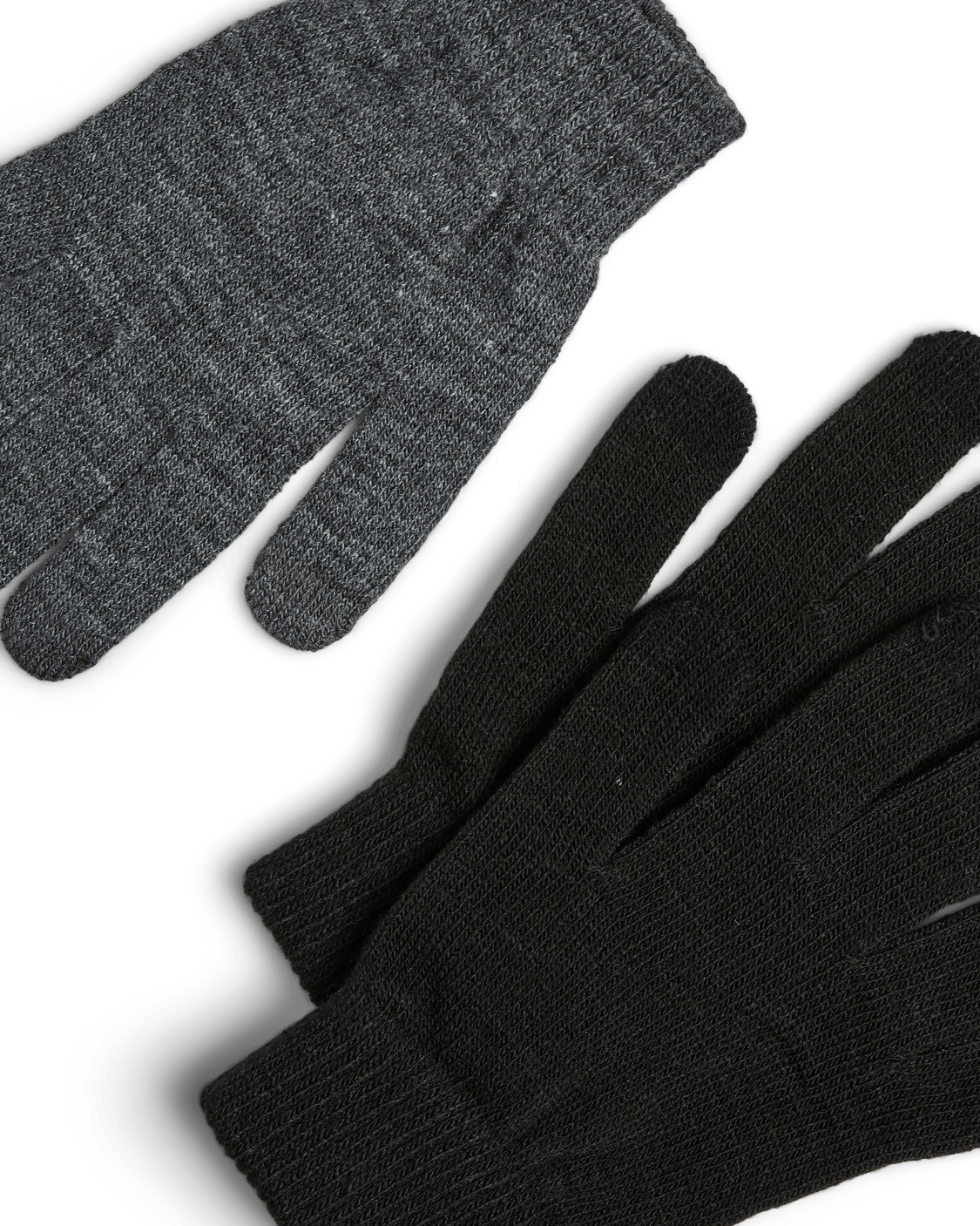 NEW BUDDY HANDSKER (3-Pak) mobilvenlig - 2x SORT/ 1x DK GREY MEL - Dinvintageshop