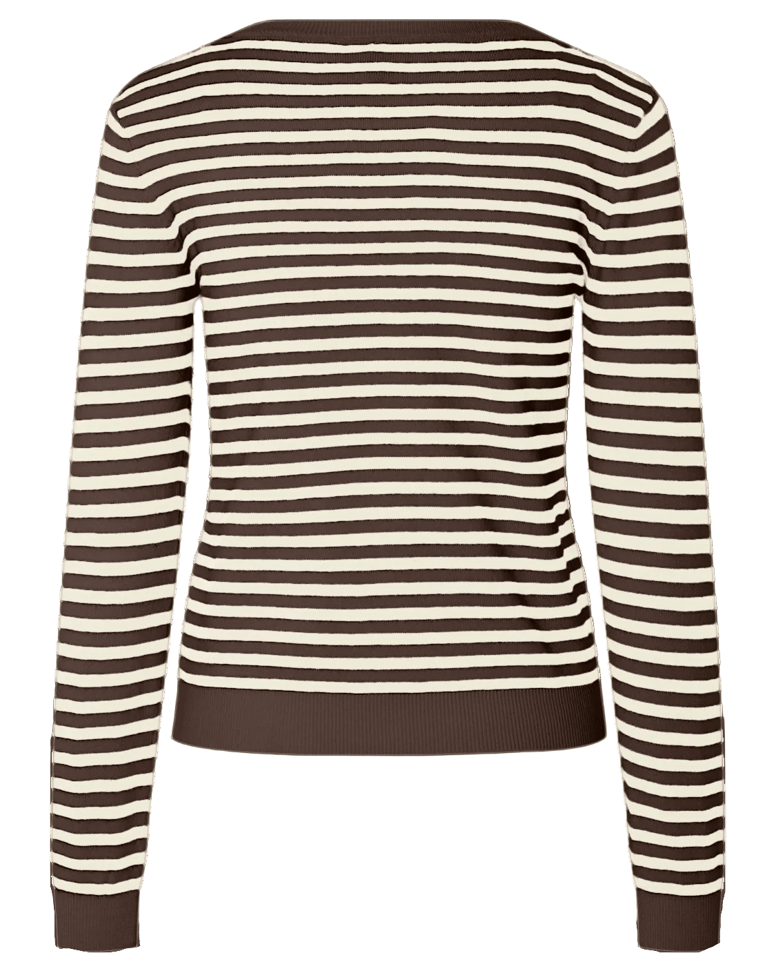 NORA KNIT CARDIGAN - HOT FUDGE/BIRCH - Dinvintageshop