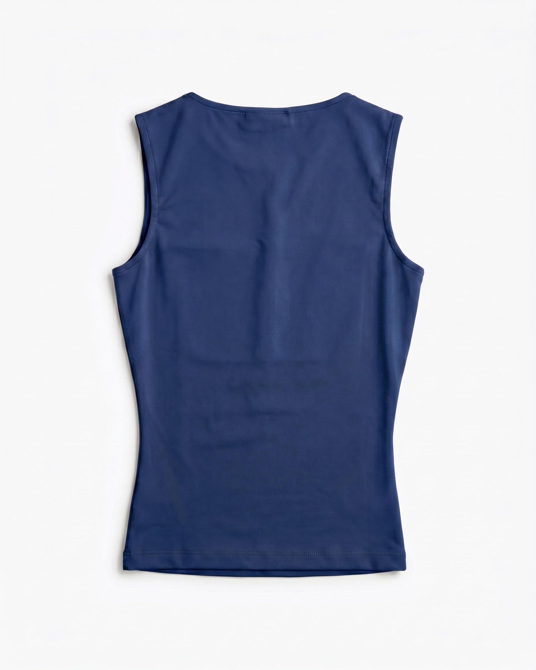 NORA VENDBAR TOP - NAVY