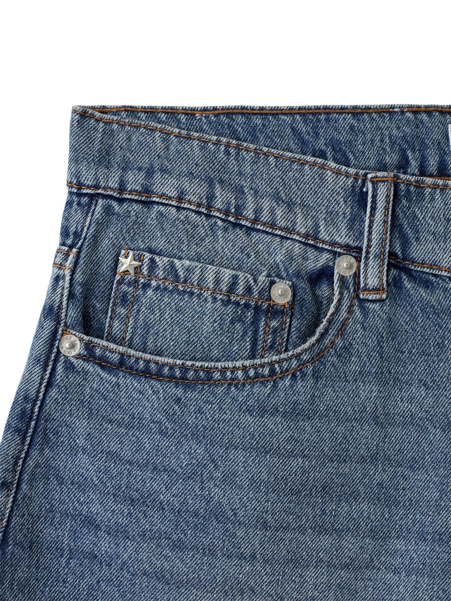 NOVA SHORTS - DARK BLUE - Dinvintageshop