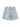 OLIVIA JORTS - BRIGHT BLUE - Dinvintageshop