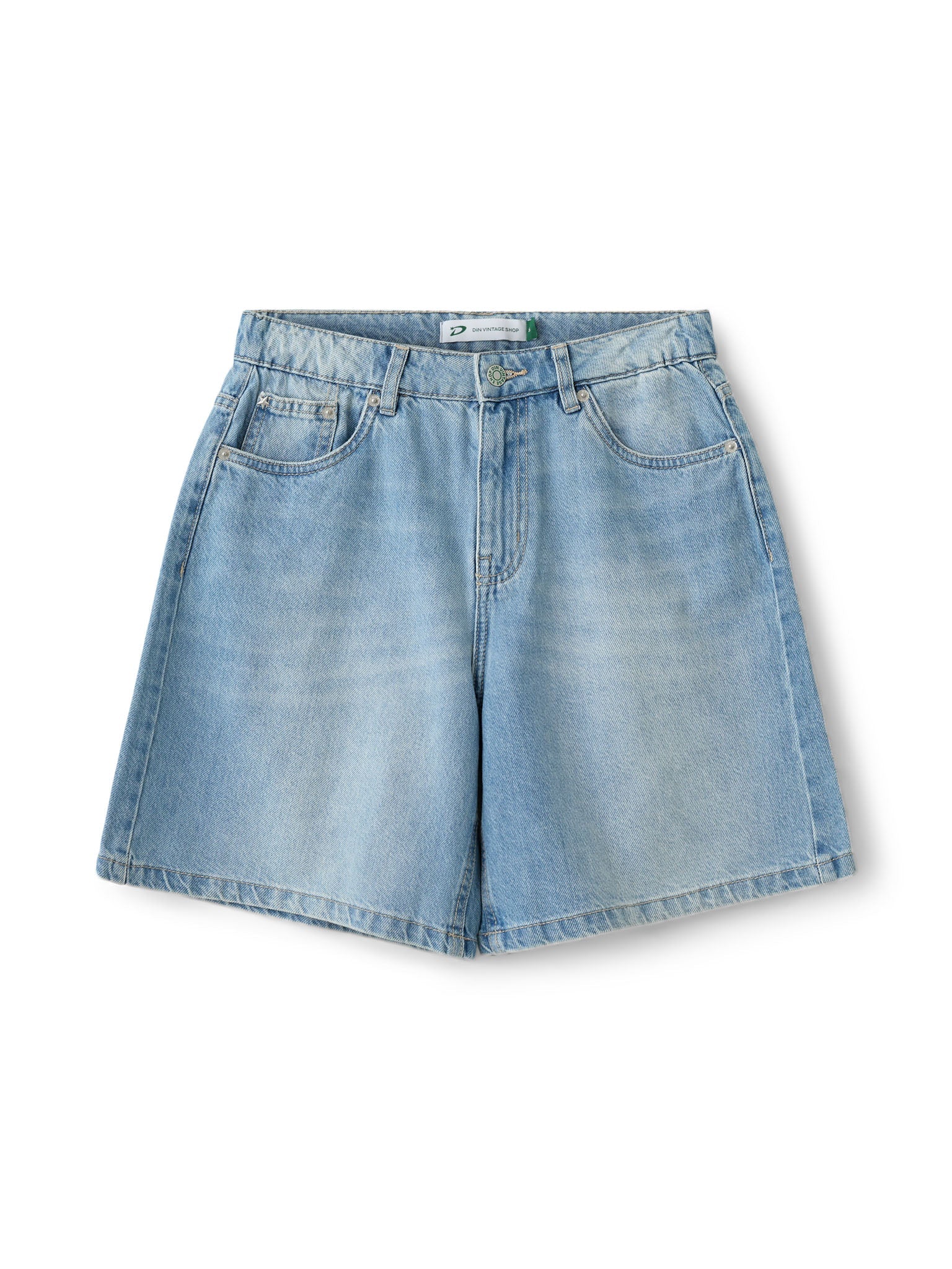 OLIVIA JORTS - LIGHT BLUE - Dinvintageshop