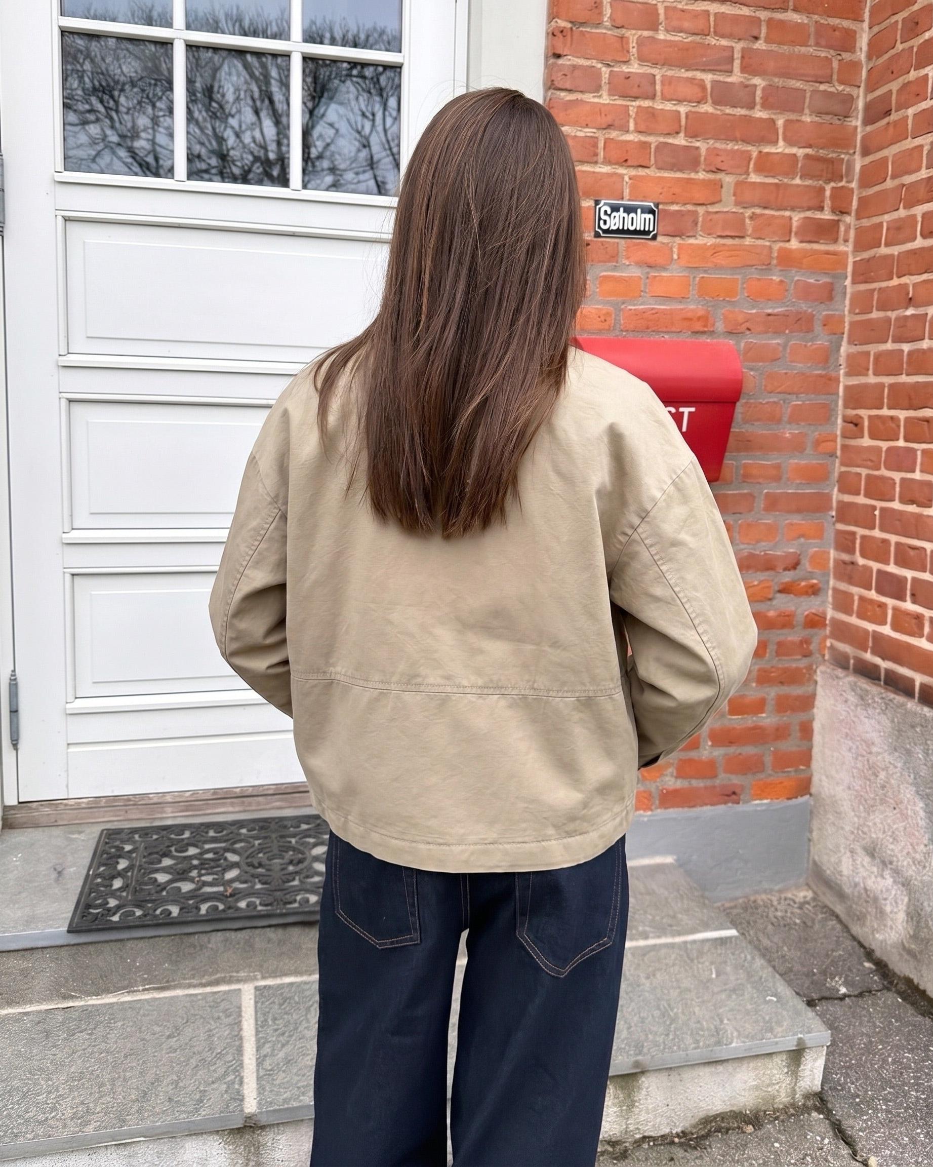 PAM JACKET - GREIGE - Dinvintageshop