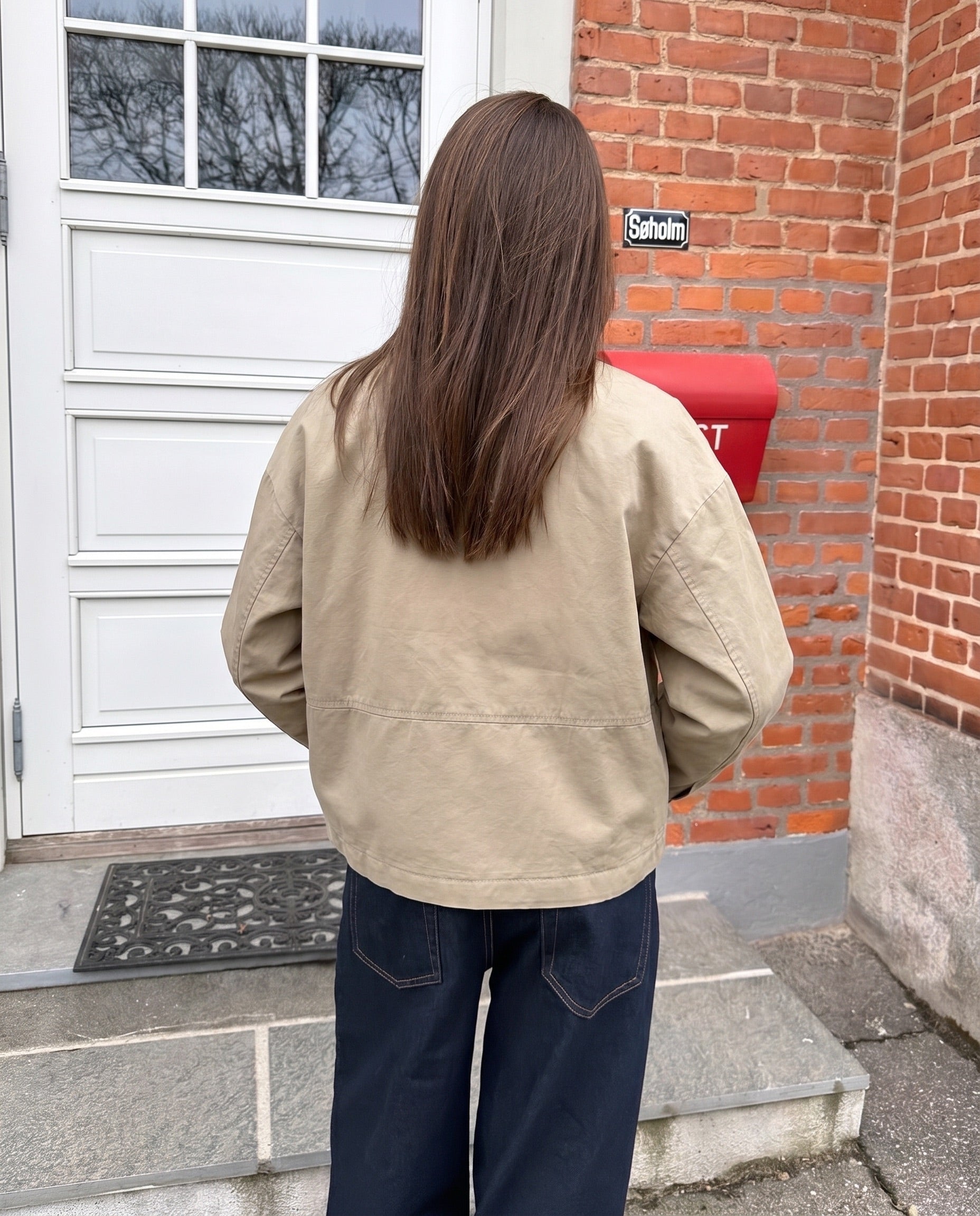 PAM JACKET - GREIGE - Dinvintageshop