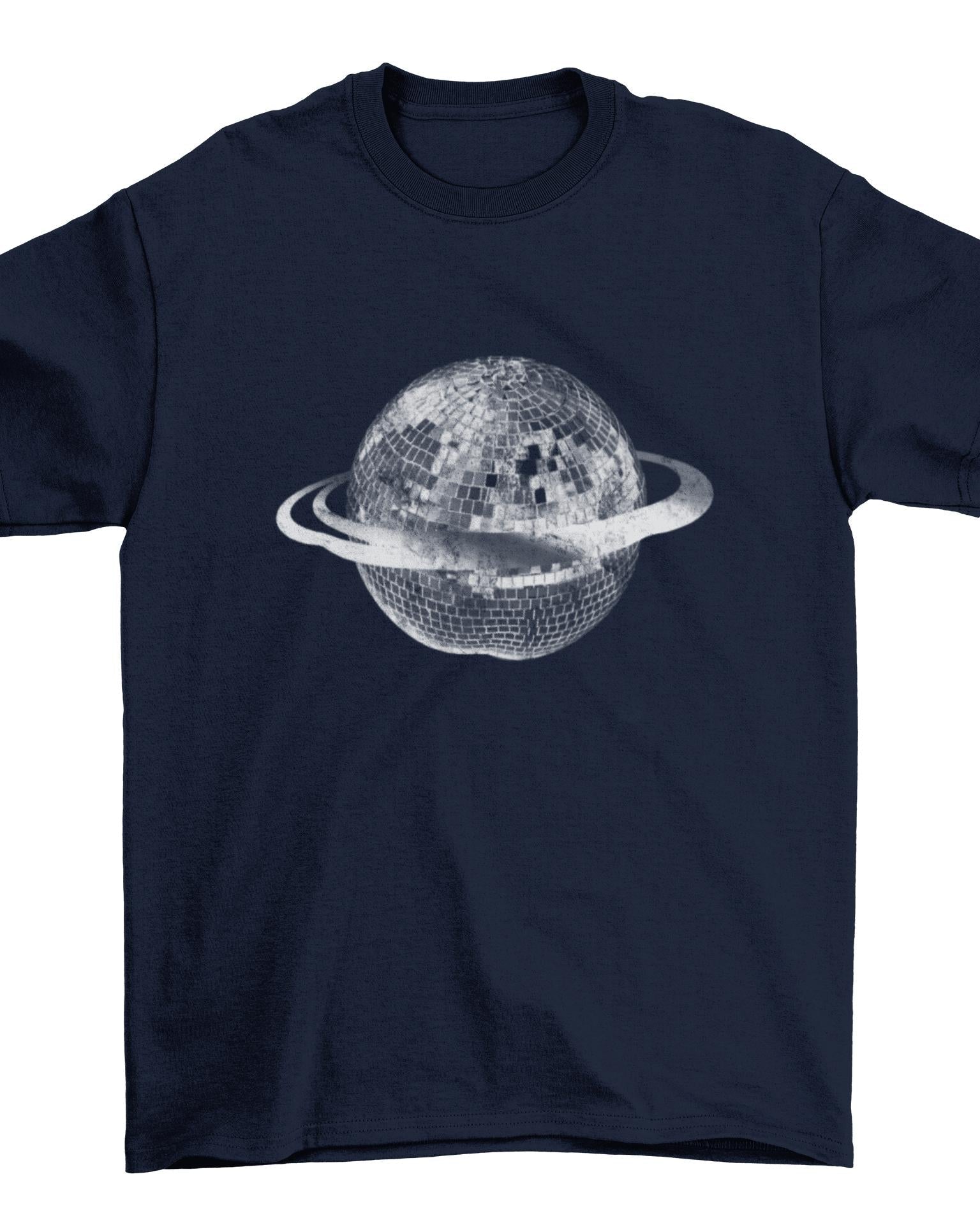 PLANET DISCO (white), BABYTEE - NAVY