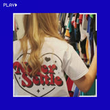 NEVER SETTLE TEE - HVID