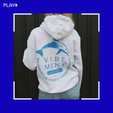 DOLPHIN ZIP HOODIE  - GRÅ