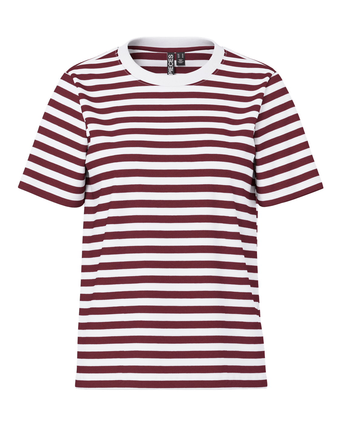 RIA STRIPE TEE - TAWNEY PORT - Dinvintageshop
