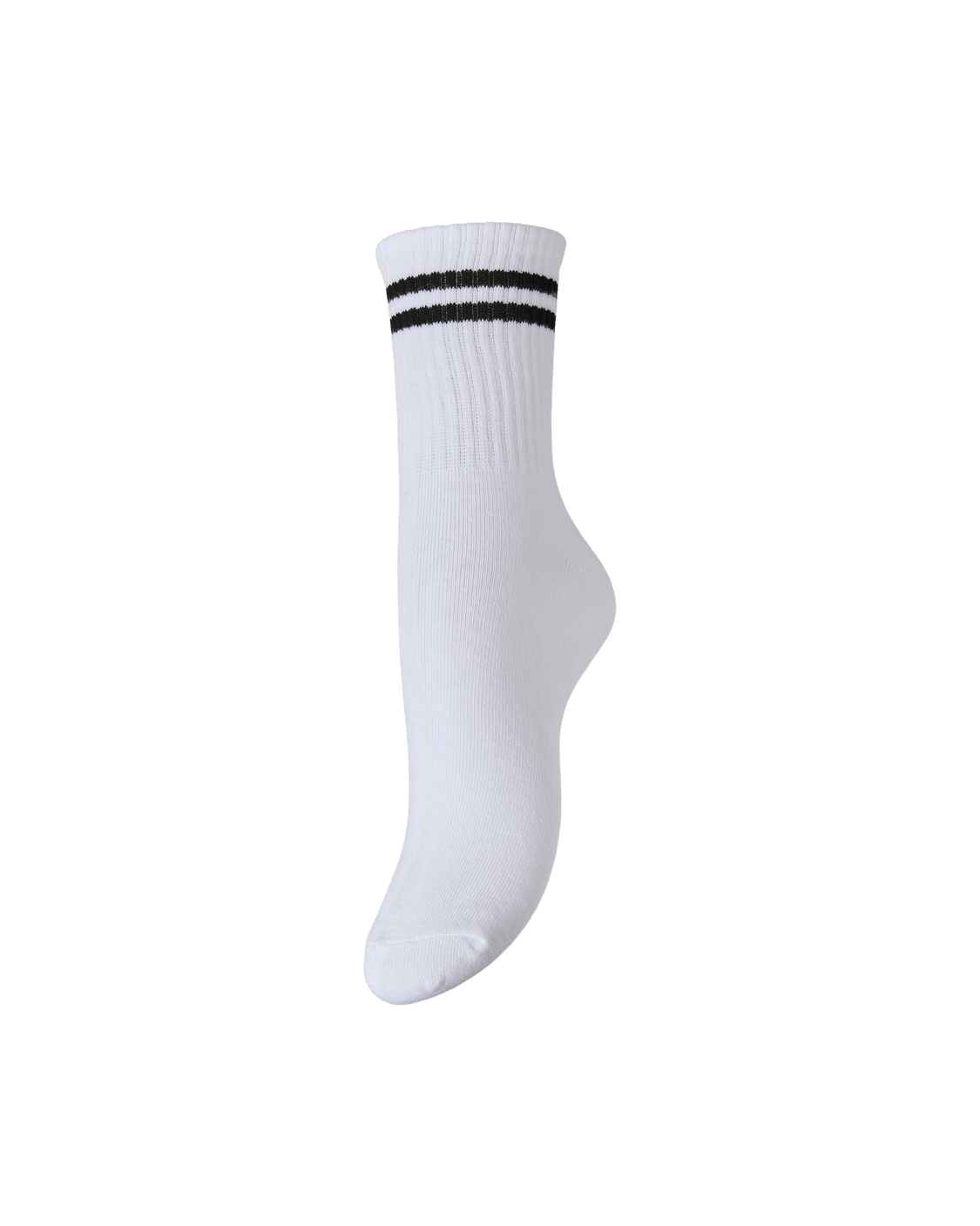 SABINE STRØMPER - BRIGHT WHITE/BLACK - Dinvintageshop