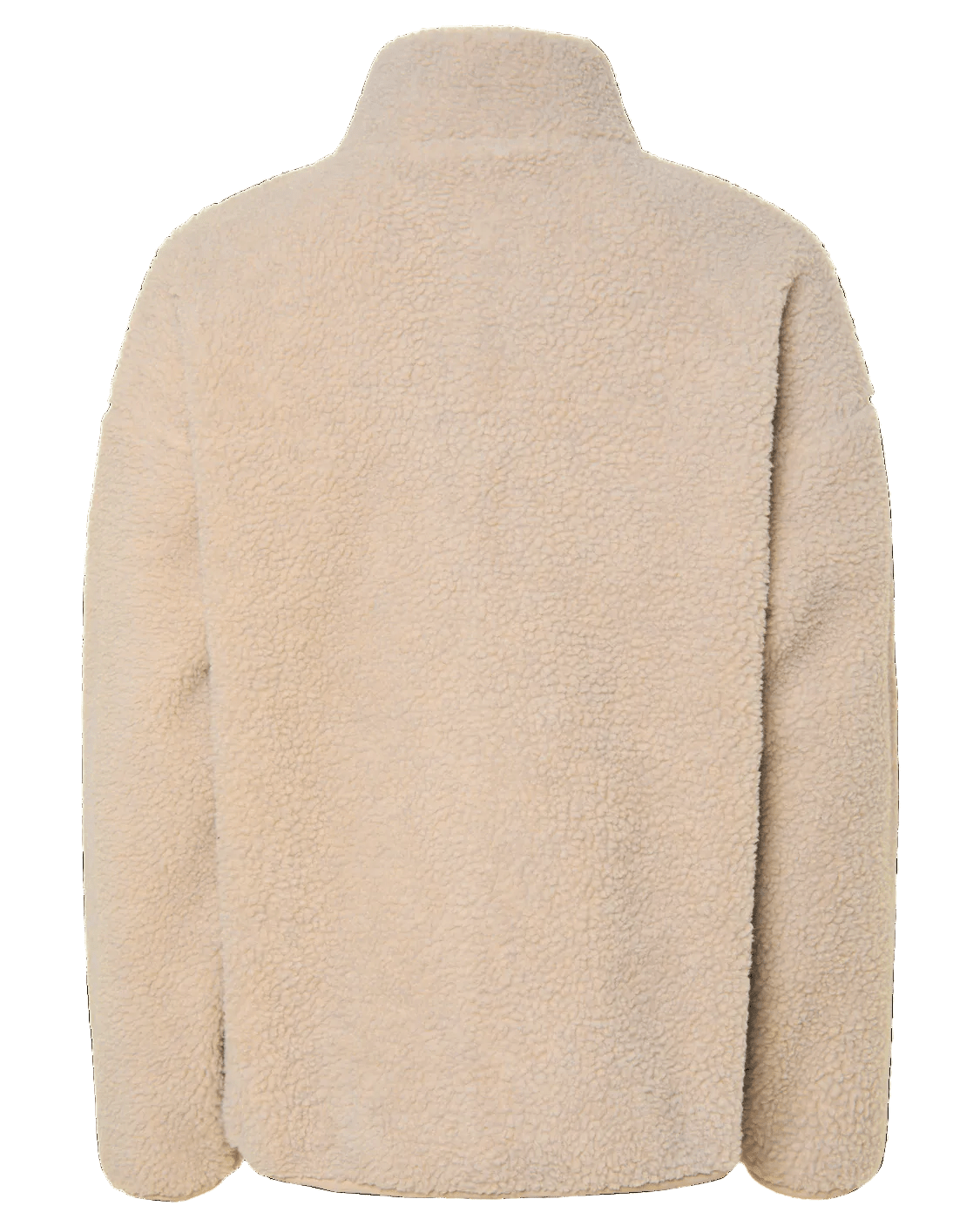 SADIA TEDDY JACKET - SILVER GRAY - Dinvintageshop