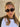 SANNA SOLBRILLER - BLACK - Dinvintageshop