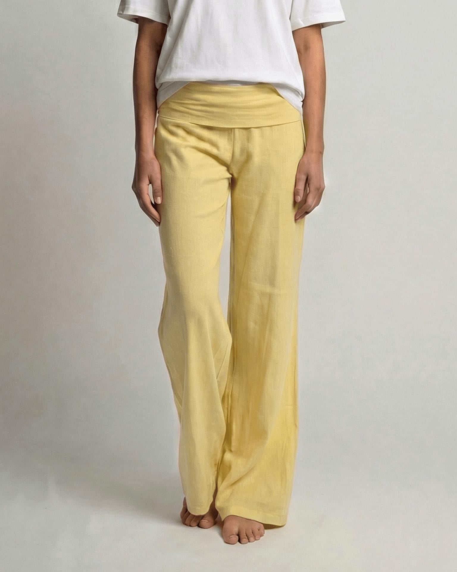 SASHA PANT - BUTTER YELLOW