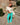 SASHA PANT - TEAL - Dinvintageshop