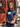 SHELLY (blå) BABY TEE - NAVY - Dinvintageshop