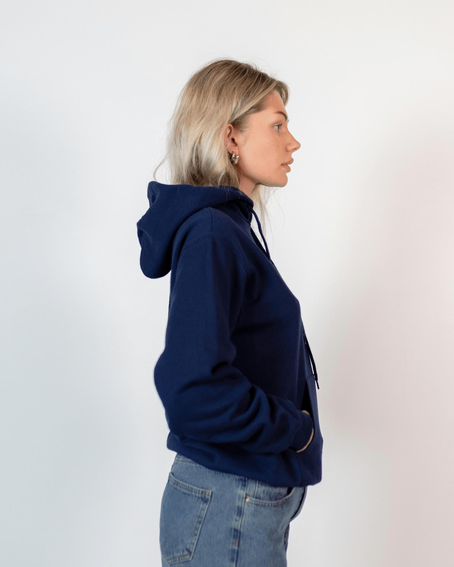 SHELLY (blue) HOODIE - NAVY