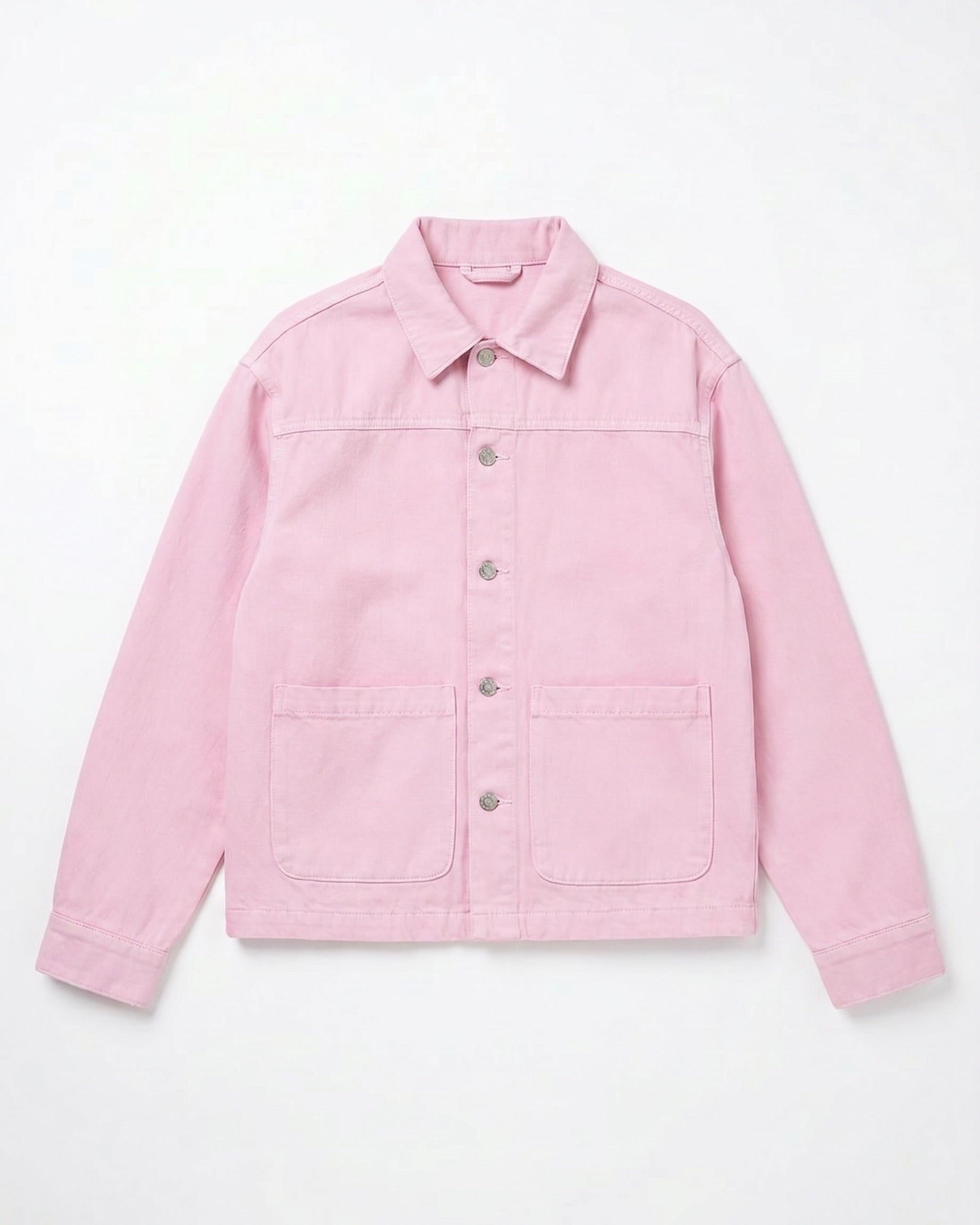 SIA DENIM JACKET - LIGHT PINK