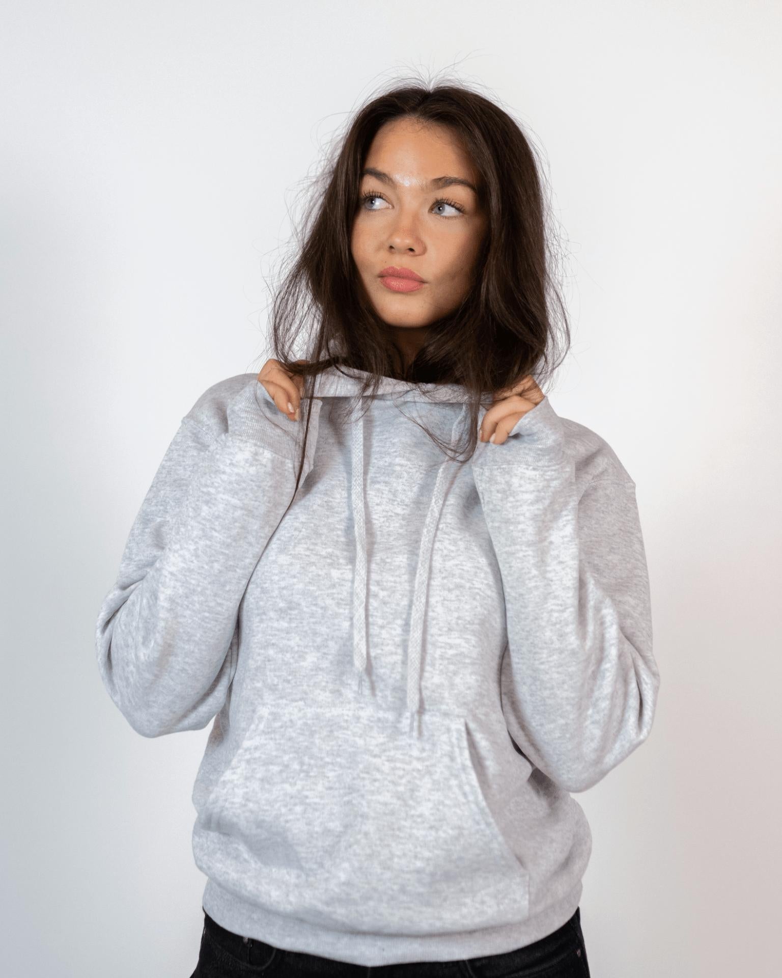SUPERMODELS HOODIE (rygprint) - GREY