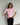 TINE 3/4 SLEEVE T - SHIRT - LIGHT PINK - Dinvintageshop