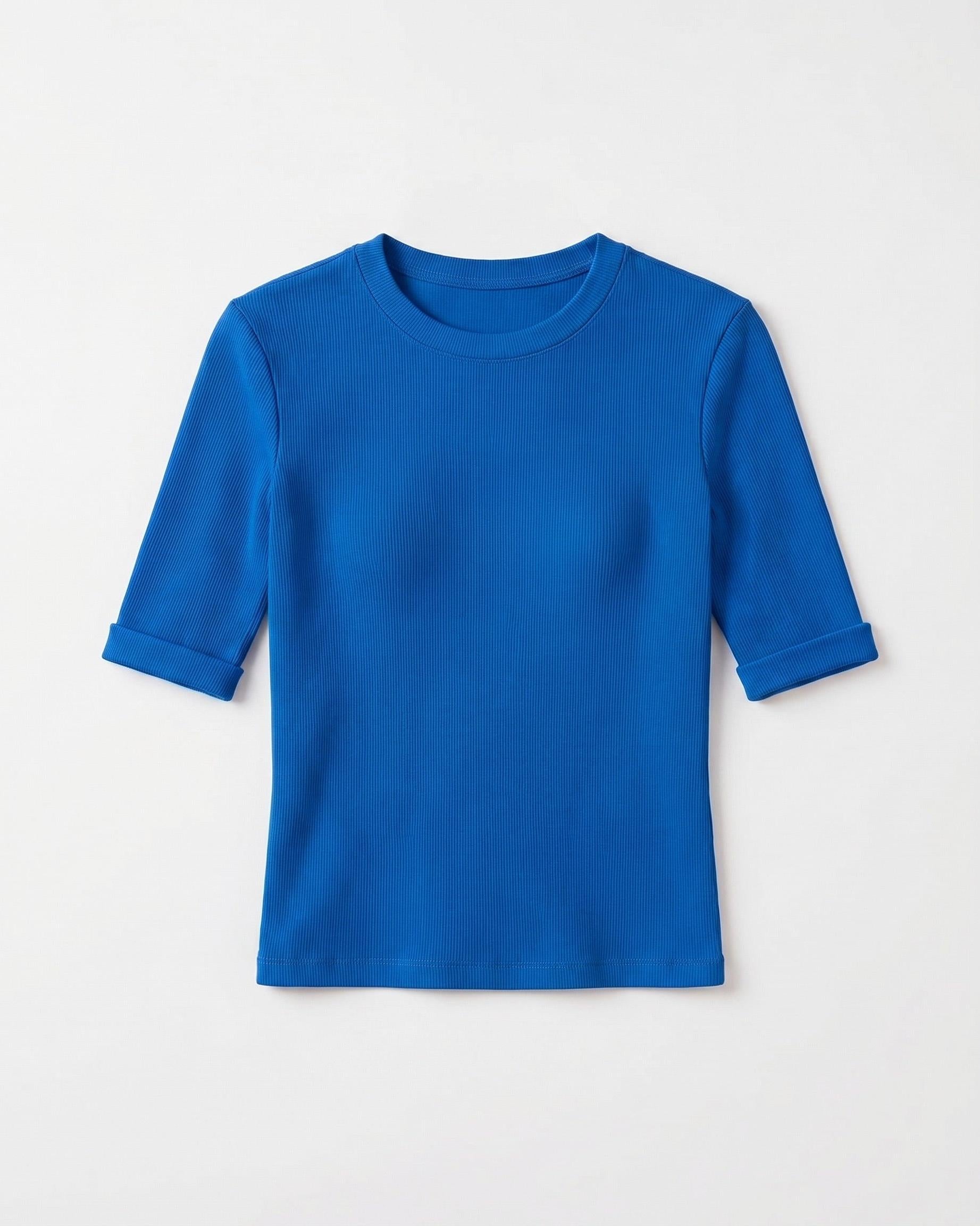 TINE 3/4 SLEEVE T-SHIRT - ROYAL BLUE