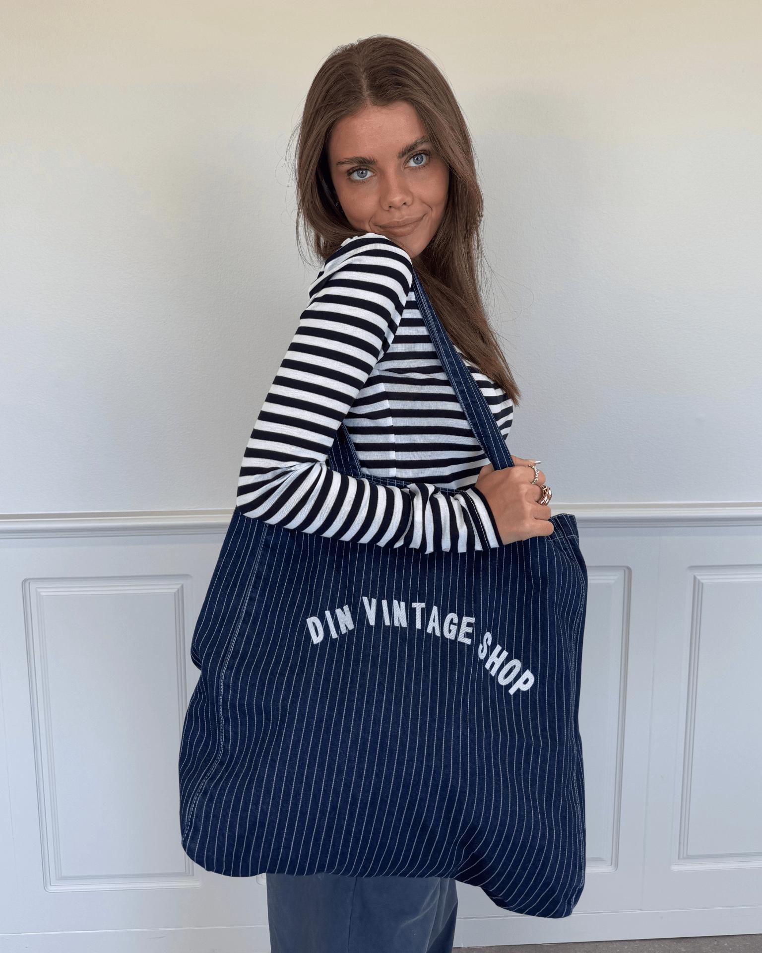 TOTEBAG - DARK STRIPE