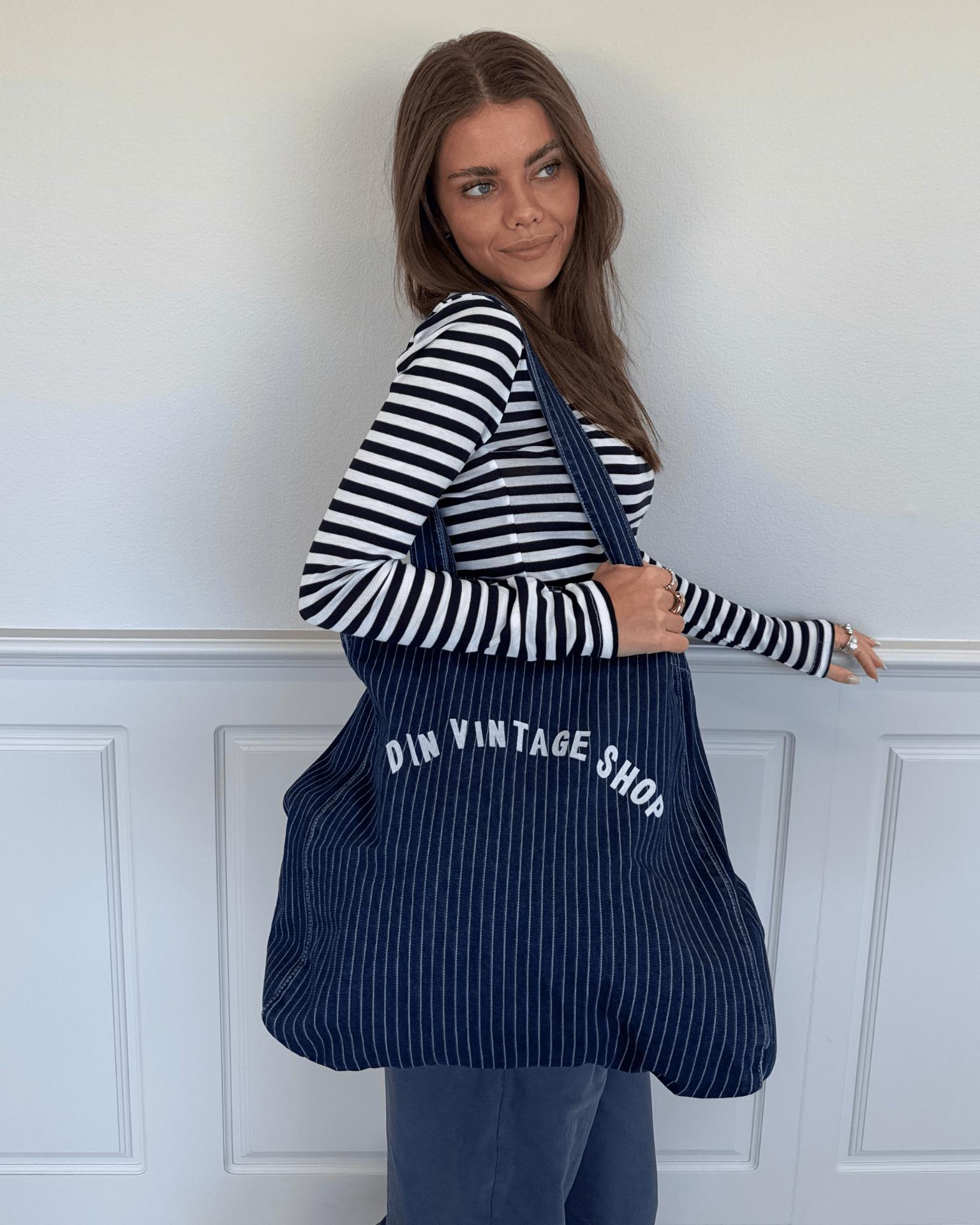 TOTEBAG - DARK STRIPE