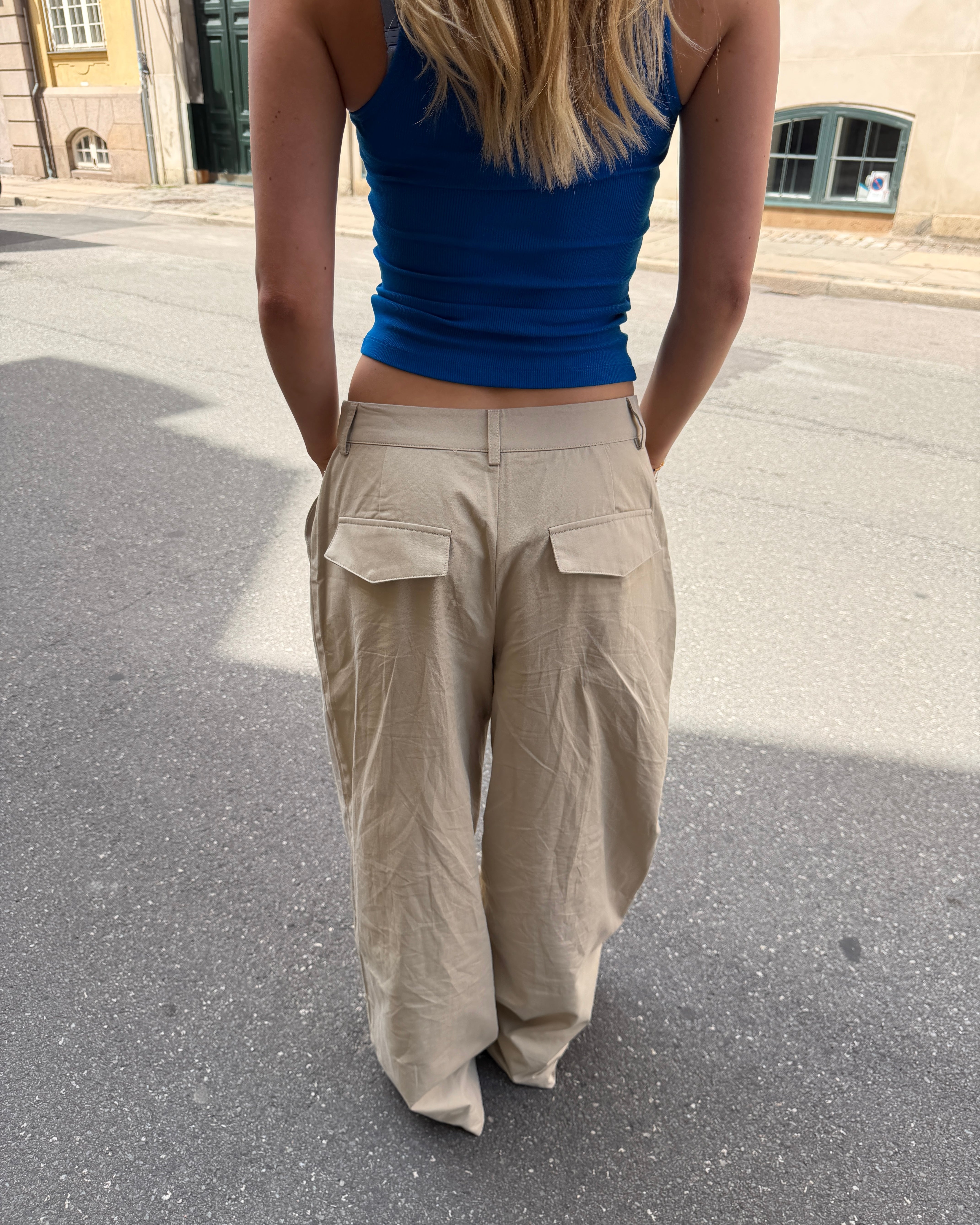VICTORIA BAGGY PANT - SAND