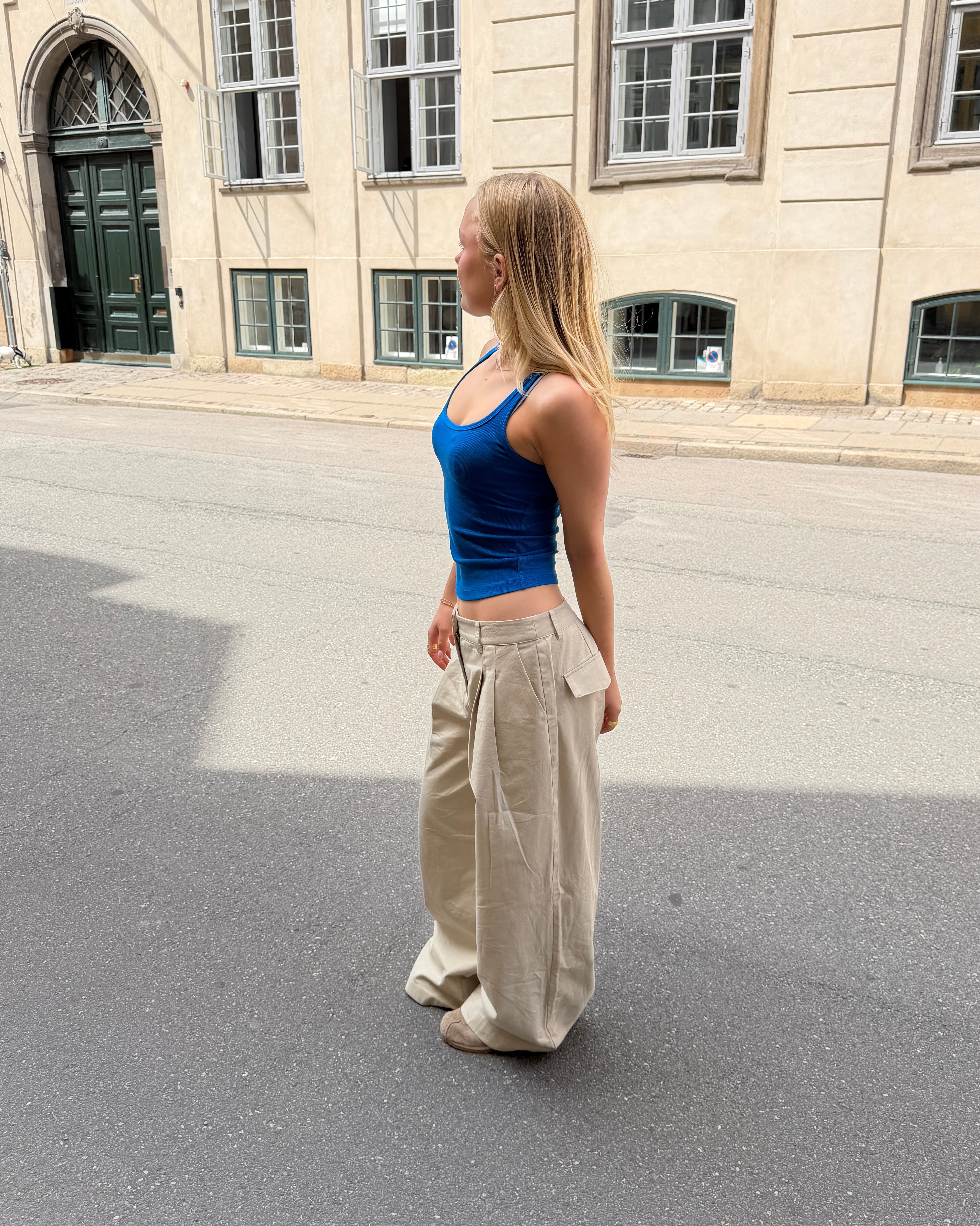VICTORIA BAGGY PANT - SAND