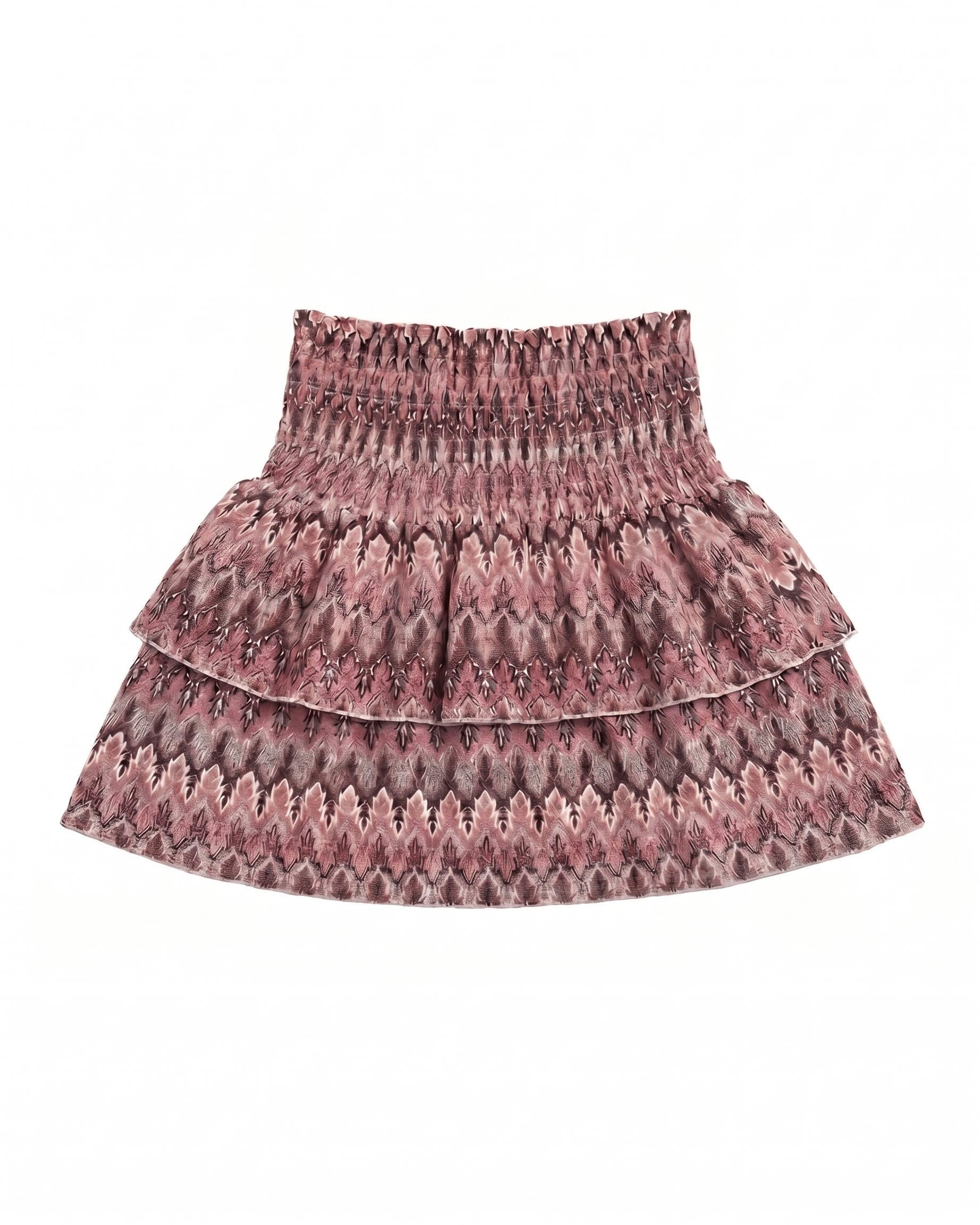 VIGGA RUFFLE TOP/SKIRT - BERRY MIX