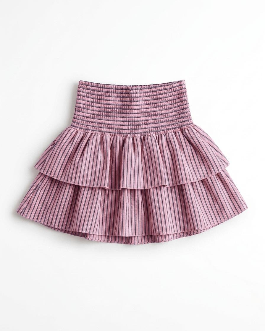 VIOLA RUFFLE TOP/SKIRT - CORAL