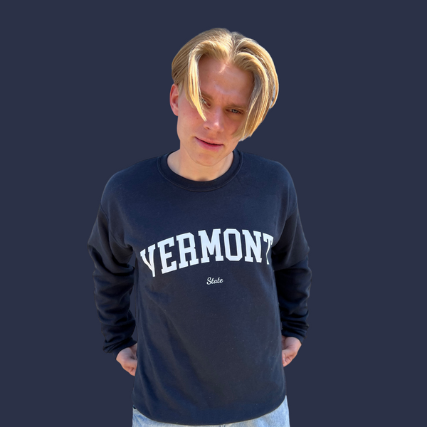 VERMONT STATE SWEAT - NAVY