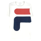 HVID FILA T-SHIRT - hellovintage.dk