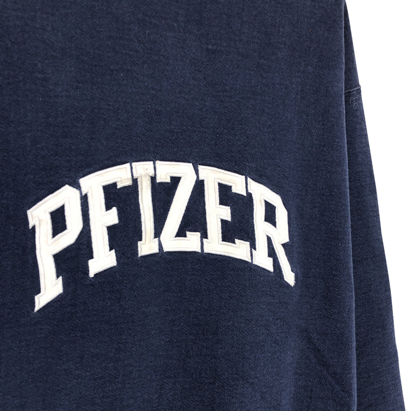 BLÅ PFIZER SWEATSHIRT